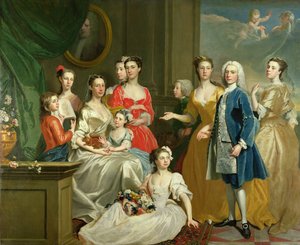 Familjen till Eldred Lancelot-Lee, 1736