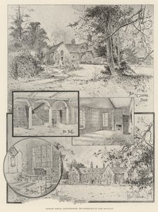 Rothley Temple, Leicestershire, Lord Macaulays födelseplats av Joseph Holland Tringham