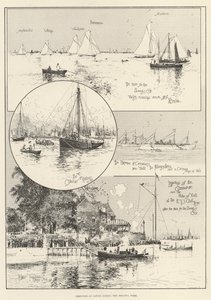 Skisser på Cowes under Regattaveckan av Joseph Holland Tringham
