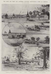 The Bath and the West and Southern Counties Agricultural Show på Croydon av Joseph Holland Tringham