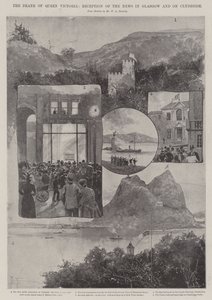 Drottning Victorias död, mottagning av nyheterna i Glasgow och på Clydeside av Joseph Holland Tringham