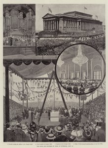 Hertigen och hertiginnan av York i Liverpool den 10 september av Joseph Holland Tringham