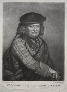 Alexander Jonston i Gibbys karaktär i The Wonder, 1774. av Joseph I Saunders