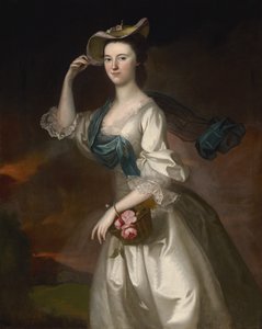 Porträtt av Abigail Erving Scott, 1760