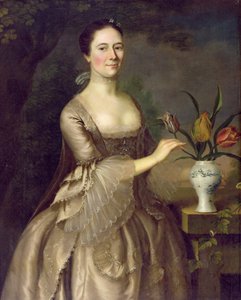 Porträtt av en kvinna (kallad Mrs Davenport) c.1762