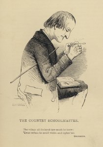 Kenny Meadows: The Country Schoolmaster (gravyr)