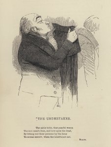 Kenny Meadows: The Undertaker (gravyr) av Joseph Kenny (after) Meadows