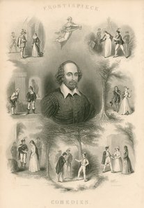 Shakespeares komedier - Frontispice av Joseph Kenny Meadows