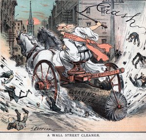 Wall Street cleaner av Joseph Ferdinand Keppler av Joseph Keppler