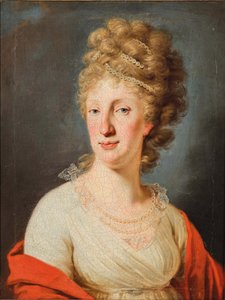 Porträtt av Maria Theresia av Neapel och Sicilien 1772-1807.