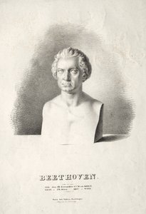 Byst av Ludwig van Beethoven.