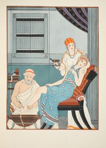 Blod som släpper ut från foten, illustration från 
