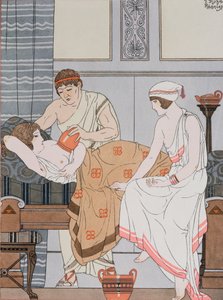 Cupping, illustration från "The Complete Works of Hippocrates", 1932 av Joseph Kuhn Regnier