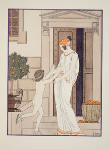 Joy of Infancy, illustration från "The Works of Hippocrates", 1934 av Joseph Kuhn Regnier