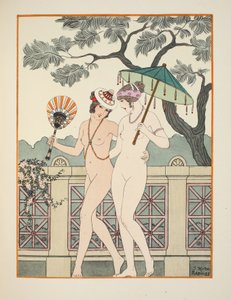 Att gå omkring nakna så mycket vi kan, illustration från Hippokrates verk, 1934.