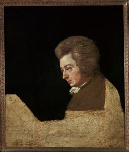 Wolfgang Amadeus Mozart ... (olja på duk) av Joseph Lange