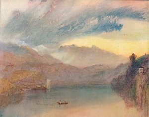En schweizisk sjö, 1909 av Joseph Mallord William Turner