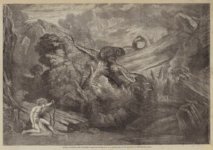 Apollo dödar Python av Joseph Mallord William Turner