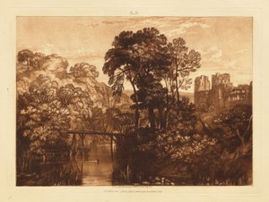 Berry Pomeroy Castle av Joseph Mallord William Turner