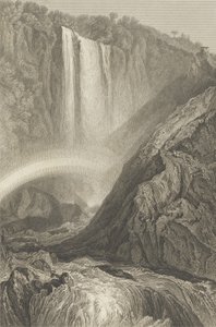 Cascade of Terni, ca 1820 av Joseph Mallord William Turner