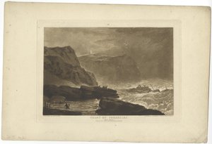 Coast of Yorkshire (etsning) av Joseph Mallord William Turner