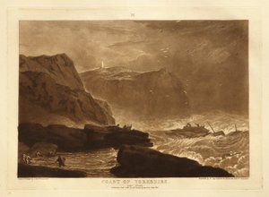 Yorkshires kust av Joseph Mallord William Turner