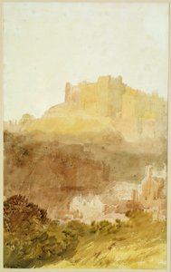 Durham Castle (akvarell på papper) av Joseph Mallord William Turner