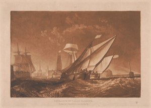 Inloppet till Calais hamn av Joseph Mallord William Turner