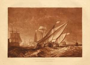 Infarten till Calais hamn av Joseph Mallord William Turner