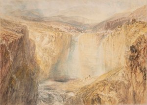 Teesfallen, Yorkshire av Joseph Mallord William Turner