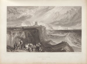 Folkestone, Kent, bunden i pittoreska vyer på Englands södra kust av Joseph Mallord William Turner