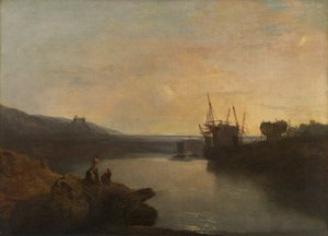 Harlech Castle, från Tygwyn Ferry, Summer