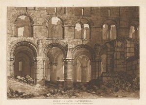 Holy Islands katedral av Joseph Mallord William Turner