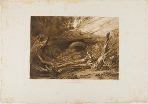 Jason, plåt 6 från Studieboken av Joseph Mallord William Turner