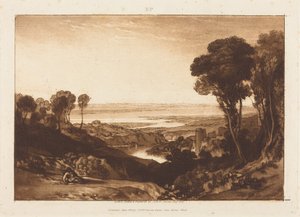 Severns och Wyes sammanflöde av Joseph Mallord William Turner