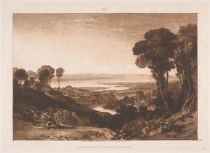 Severns och Wyes sammanflöde av Joseph Mallord William Turner