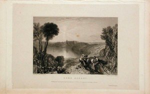 Albanosjön av Joseph Mallord William Turner