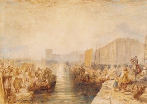 Le Havre: Solnedgång av Joseph Mallord William Turner
