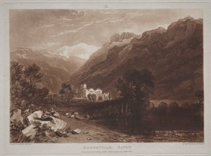 Liber Studiorum: Bonneville, Savoy. av Joseph Mallord William Turner