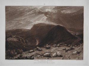 Liber Studiorum: Hind Head Hill på Portsmouth Road. av Joseph Mallord William Turner
