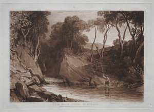 Studiebok: Nära Blain Athol, Skottland av Joseph Mallord William Turner