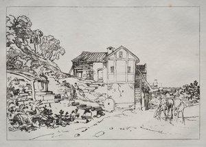 Studiebok: Vattenkvarn av Joseph Mallord William Turner