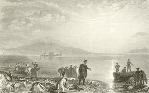 Slottet Loch Leven av Joseph Mallord William Turner