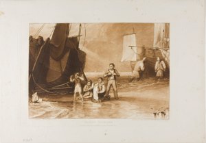 Marine Dabblers, tallrik 29 från Liber Studiorum av Joseph Mallord William Turner