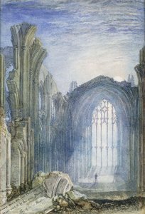 Melrose Abbey: En illustration till Sir Walter Scotts "The Lay of the Last Minstrel" av Joseph Mallord William Turner