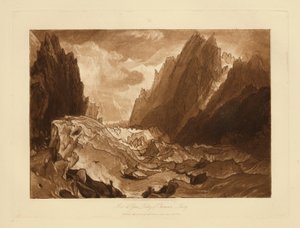 Mer de Glace av Joseph Mallord William Turner