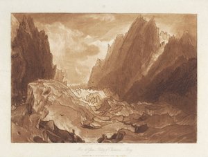 Mer de Glace av Joseph Mallord William Turner