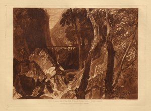 Kvarn nära Grande Chartreuse av Joseph Mallord William Turner