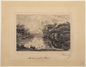 Mirkwood-sjön av Joseph Mallord William Turner