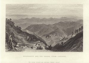 Mussoorie och Dhoon av Joseph Mallord William Turner